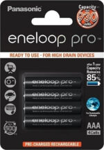Panasonic Eneloop Pro Επαναφορτιζόμενες Μπαταρίες AAA Ni-MH 930mAh 1.2V 4τμχ