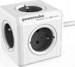 Allocacoc Extended PowerCube 5 Θέσεων με Καλώδιο 1.5m Γκρι