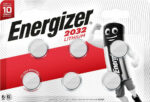 Energizer Μπαταρίες Λιθίου Ρολογιών CR2032 3V 6τμχ