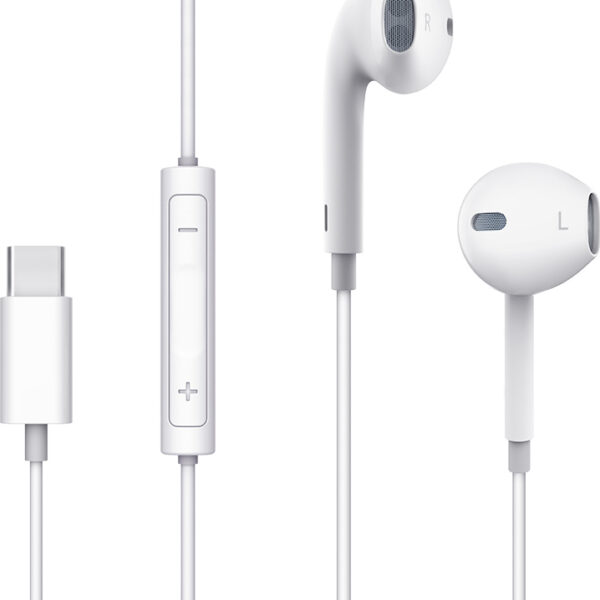 Mcdodo HP-6070 Earbuds Handsfree με Βύσμα USB-C Λευκό