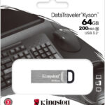 Kingston DataTraveler Kyson 64GB USB 3.2 Stick Ασημί