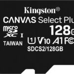 Κάρτα μνήμης Micro Sdxc V10 Uhs-I U1 Kingston Canvas Select Plus 100Mb/S 128Gb