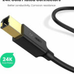 Ugreen USB 2.0 Cable USB-A male – USB-B male Μαύρο 3m (10351)