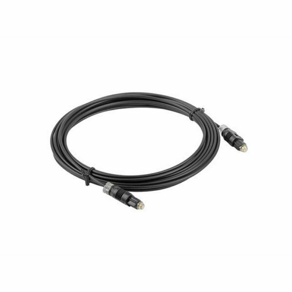 Lanberg Optical Audio Cable TOS male - TOS male Μαύρο 1m (CA-TOSL-10CC-0010-BK)