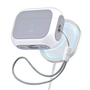 ESR Orbit Halolock Magsafe Θήκη Πλαστική / Σιλικόνης White για Apple AirPods Pro