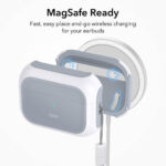 ESR Orbit Halolock Magsafe Θήκη Πλαστική / Σιλικόνης White για Apple AirPods Pro