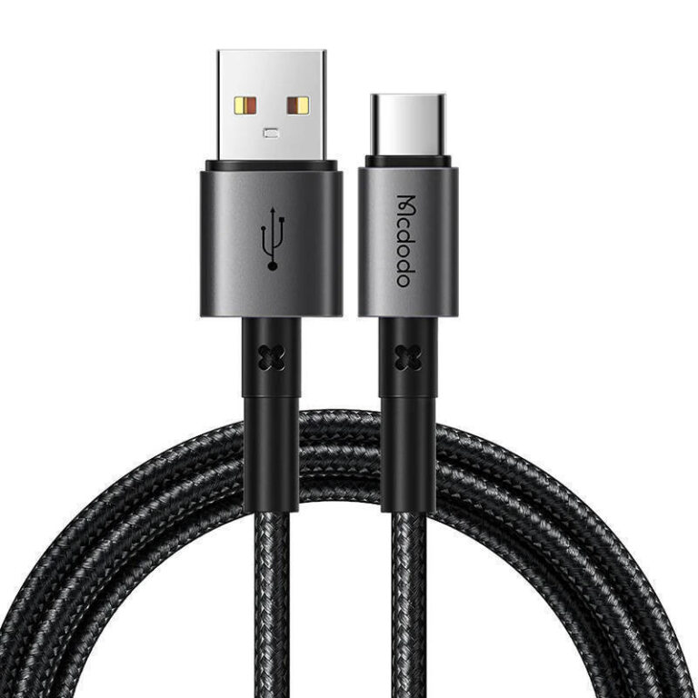 Mcdodo CA-3591 USB 2.0 Cable USB-C male - USB-A male 100W Μαύρο 1.8m