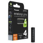 Panasonic Eneloop Pro Επαναφορτιζόμενες Μπαταρίες AAA Ni-MH 930mAh 1.2V 4τμχ