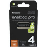 Panasonic Eneloop Pro Επαναφορτιζόμενες Μπαταρίες AAA Ni-MH 930mAh 1.2V 4τμχ