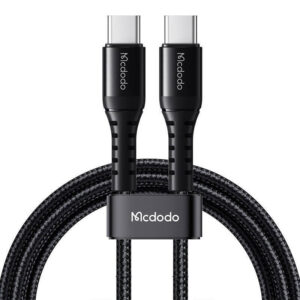 Mcdodo USB 2.0 Cable USB-C male - USB-C 60W Μαύρο 0.2m (CA-5640)