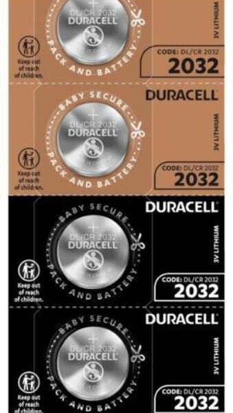 Duracell Long Lasting Power Μπαταρίες Λιθίου Ρολογιών CR2032 3V 5τμχ