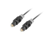 Lanberg Optical Audio Cable TOS male – TOS male Μαύρο 1m (CA-TOSL-10CC-0010-BK)