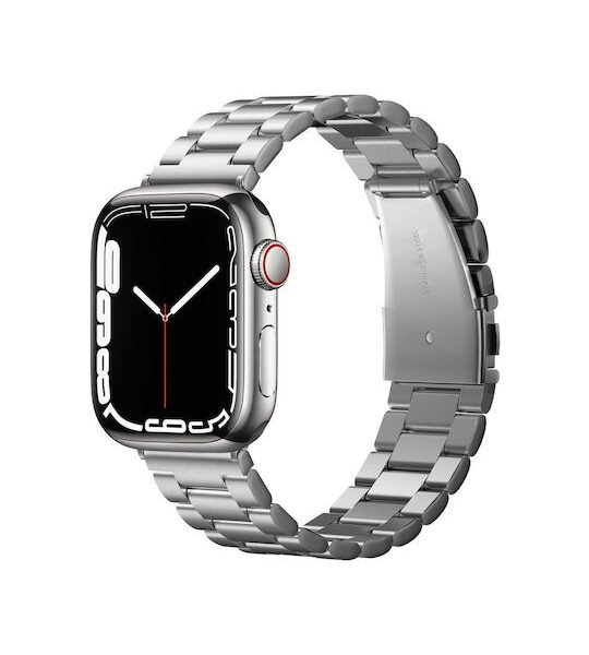 Spigen Modern Fit Λουράκι Ανοξείδωτο Ατσάλι Ασημί (Apple Watch 42/44/45mm/Ultra 49mm)