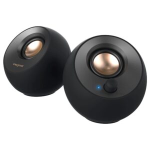 Creative Pebble V2 2.0 USB-C/USB Desktop Speakers Black (51MF1695AA000)