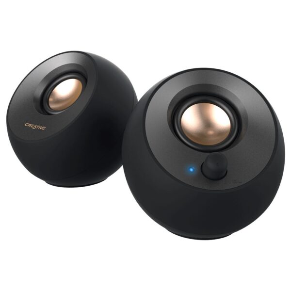 Creative Pebble V2 2.0 USB-C/USB Desktop Speakers Black (51MF1695AA000)