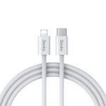 Benks Cable D46 Braided – Type C To Lightning – Pd 27W 3A 1 Metre White