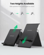 Ugreen Adjustable Desktop Smartphone Tablet Stand Μαύρο - Image 3