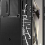 Spigen Back Cover Πλαστικό / Σιλικόνης 2mm Ανθεκτικό Μαύρο (Galaxy S25 Ultra)
