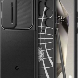 Spigen Back Cover Πλαστικό / Σιλικόνης 2mm Ανθεκτικό Μαύρο (Galaxy S25 Ultra)