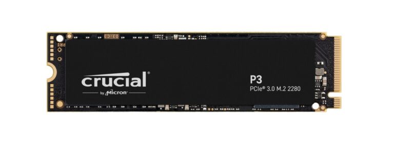 Crucial P3 SSD 1TB M.2 NVMe PCI Express 3.0
