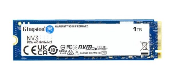 Kingston SSD 1TB M.2 NVMe PCI Express 4.0
