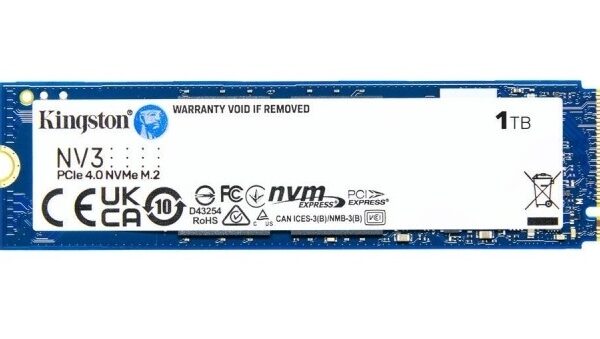 Kingston SSD 1TB M.2 NVMe PCI Express 4.0