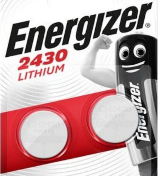 Energizer Μπαταρίες Λιθίου Ρολογιών CR2430 3V 2τμχ
