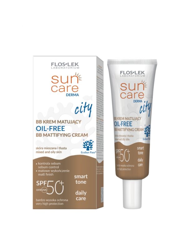 Αντηλιακή προστασία 50SPF 30ml oil free με χρώμα για λιπαρές επιδερμίδες