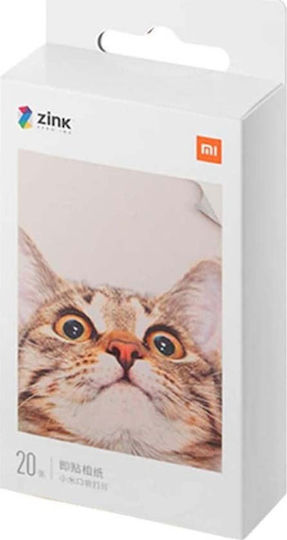 Xiaomi Mi Portable Φωτογραφικό Χαρτί Gloss A8 (5.2x7.4) για Εκτυπωτές Zink 20 Φύλλα