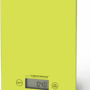 Esperanza G Ψηφιακή Ζυγαριά Κουζίνας 1gr/5kg Green Yellow