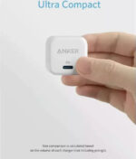 Anker Φορτιστής Χωρίς Καλώδιο με Θύρα USB-C 20W Quick Charge 3.0 / Power Delivery Λευκός (Powerport III Cube) - Image 3