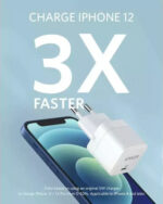 Anker Φορτιστής Χωρίς Καλώδιο με Θύρα USB-C 20W Quick Charge 3.0 / Power Delivery Λευκός (Powerport III Cube) - Image 2