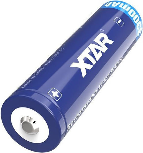 XTAR Επαναφορτιζόμενη Μπαταρία 18650 Li-ion 3300mAh 3.7V 1τμχ