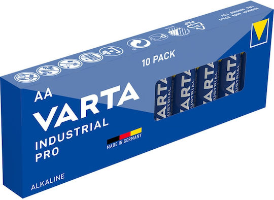 Varta Industrial Pro Αλκαλικές Μπαταρίες AA 1.5V 10τμχ