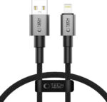 Tech-Protect Ultraboost Dna USB-A to Lightning Cable Γκρι 0.25m