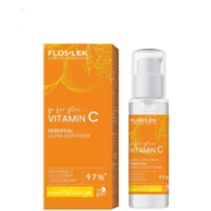 Ελαφριά κρέμα προσώπου με βιταμίνη C 30ml για λάμψη και ενυδάτωση