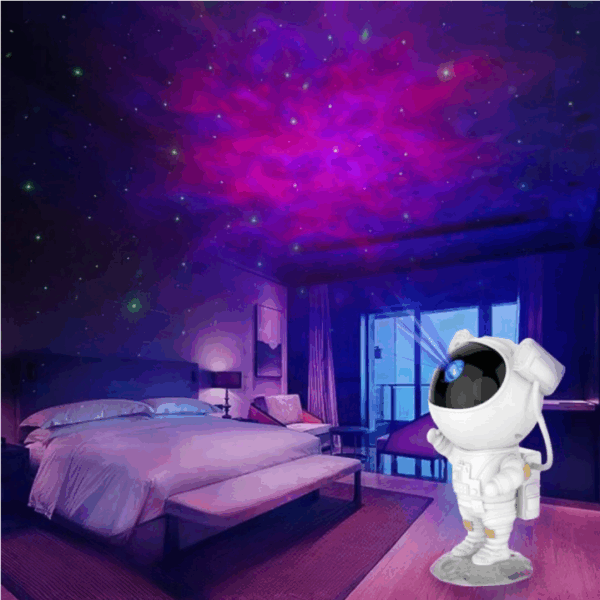 XO Παιδικό Φωτιστικό Projector με Προβολή Αστεριών Λευκό 21x11cm