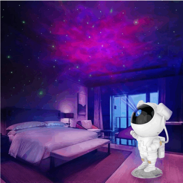 XO Παιδικό Φωτιστικό Projector με Προβολή Αστεριών Λευκό 21x11cm
