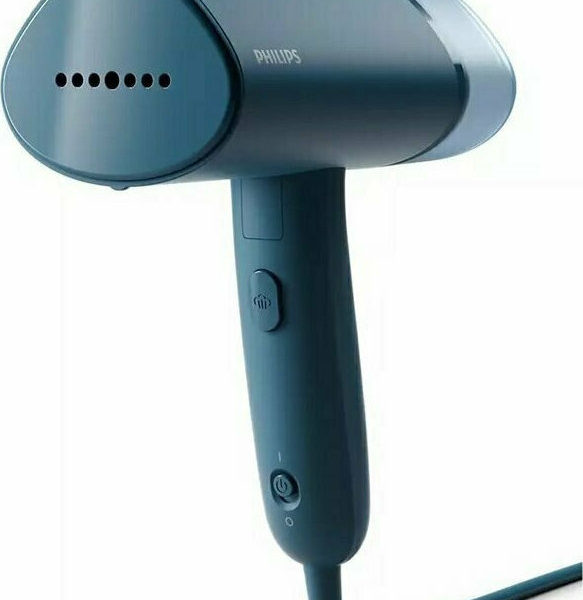 Philips STH3000/20 Ατμοκαθαριστής Ρούχων Χειρός 1000W με Δοχείο 100ml Μπλε