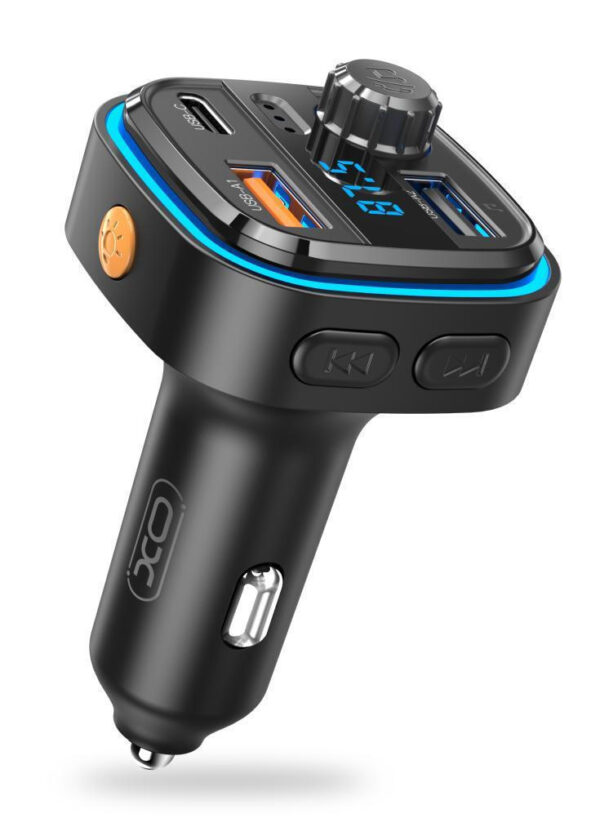 XO FM Transmitter Αυτοκινήτου BCC08 με Bluetooth / Type-C / USB
