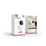 XO Παιδικό Φωτιστικό Projector με Προβολή Αστεριών Λευκό 21x11cm
