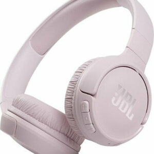 JBL Tune 510BT Ασύρματα / Ενσύρματα On Ear Ακουστικά με 40 ώρες Λειτουργίας και Quick Charge Ροζ JBLT510BTROSEU