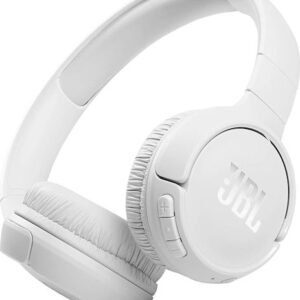 JBL Tune 510BT Ασύρματα / Ενσύρματα On Ear Ακουστικά με 40 ώρες Λειτουργίας και Quick Charge Λευκά JBLT510BTWHT