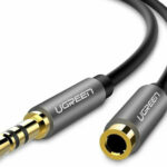 Ugreen Καλώδιο 3.5mm male - 3.5mm female Ασημί 3m (10595)