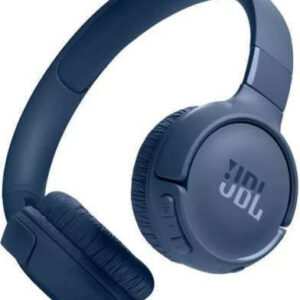 JBL Tune 520BT Ασύρματα Bluetooth On Ear Ακουστικά με 57 ώρες Λειτουργίας Μπλε JBLT520BTBLU