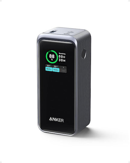 Anker 735 Prime Power Bank 20000mAh 200W με Θύρα USB-A και 2 Θύρες USB-C Ασημί