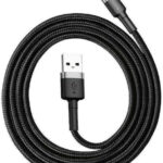 Baseus Cafule USB-A to Lightning Cable Γκρι 0.5m