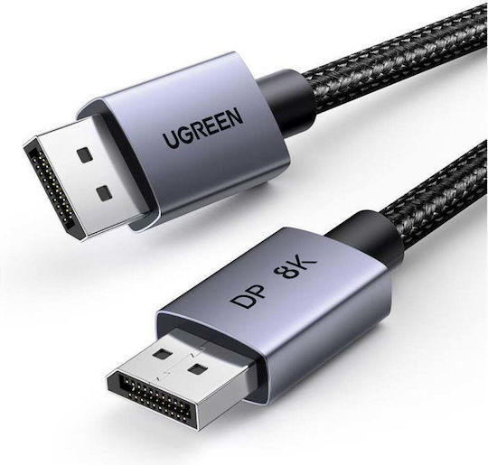 Ugreen Cable DisplayPort male - DisplayPort male 1m Μαύρο (25903)