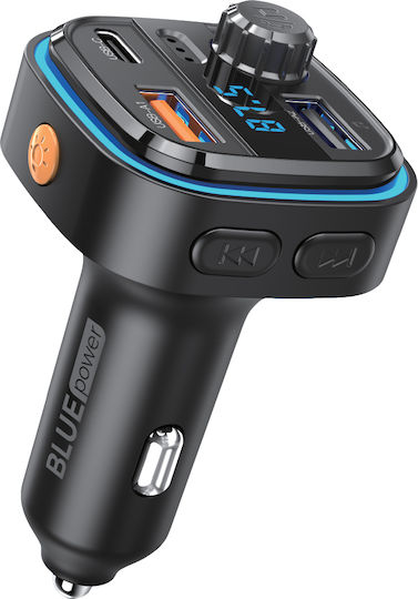 Blue Power FM Transmitter Αυτοκινήτου με Bluetooth / USB / MicroSD