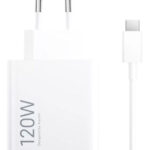 Xiaomi Φορτιστής με Θύρα USB-A και Καλώδιο USB-C 120W Λευκός (HyperCharge Combo)